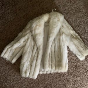 Genuine Blue Fox Fur Coat